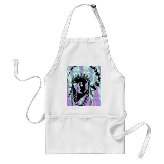 Alien Green, Dragon Apron Standaard Schort (Voorkant)
