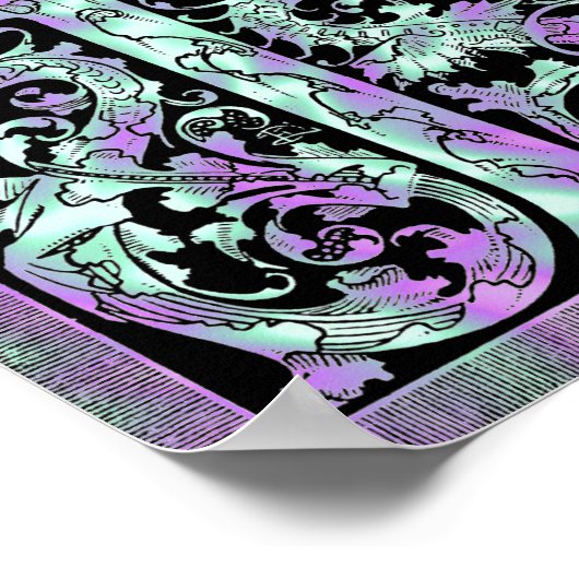 Alien Green, Dragon Poster (Hoek)