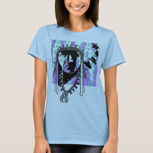 Alien Green, Indiaas Shirt voor vrouwen (Voorkant)