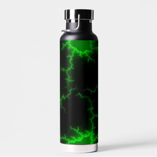 Alien Green Lightning Strikes in Pitch Black Waterfles (Rechts)