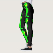 ALIEN GREEN MAN YOGA PANTS grappige LEGGINGS (Links)
