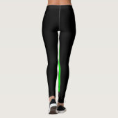 ALIEN GREEN MAN YOGA PANTS LEGGINGS (Achterkant)