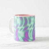 Alien Green-Mok Tweekleurige Koffiemok (Voorkant links)