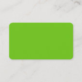Alien Green Rond Visitekaartje (Voorkant)