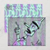 Alien Green, Tin Man Briefkaart (Voorkant / Achterkant)