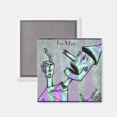 Alien Green, Tin Man Magnet (Voorkant / Achterkant)