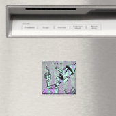 Alien Green, Tin Man Magnet (Insitu (Vaatwasser))