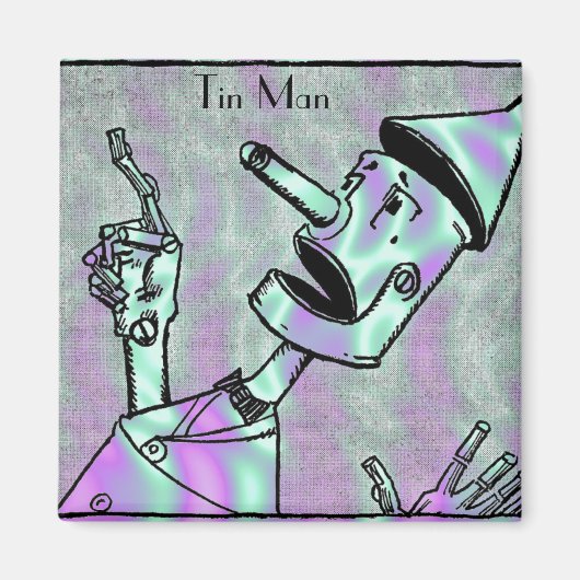Alien Green, Tin Man Magnet (Voorkant)
