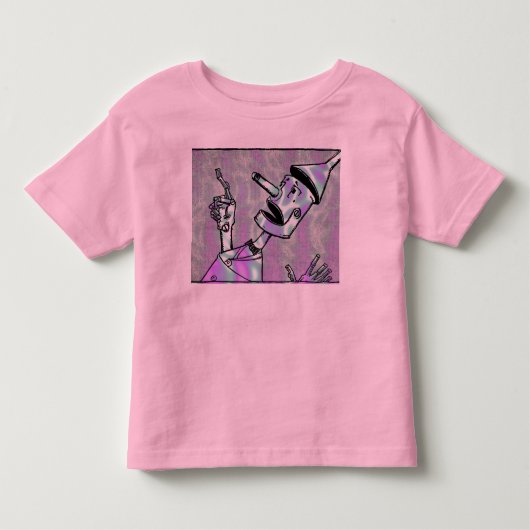 Alien Green, Tin Man Toddler's Shirt (Voorkant)