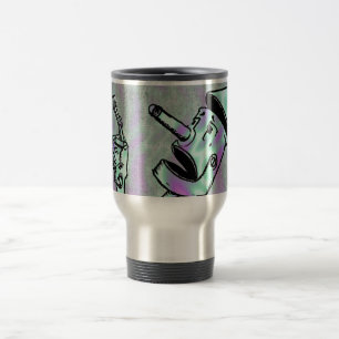 Alien Green, Tin Man Travel Mug Reisbeker