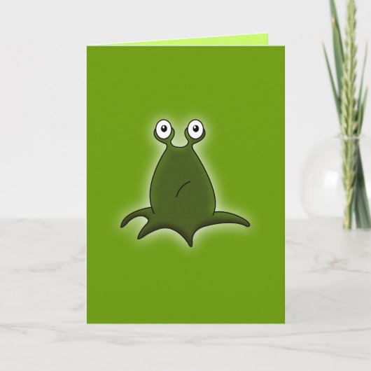 Alien Greeting Card Kaart (Voorkant)