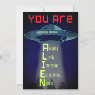 Alien Greetings Feestdagenkaart