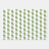 Alien Grey Extra Terrestrial UFOlogie Inpakpapier Vel (Voorkant 2)