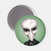 Alien Grey Magnet (Voorkant / Achterkant)