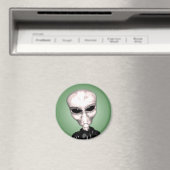 Alien Grey Magnet (Insitu (Vaatwasser))