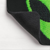 Alien, groen gezicht muismat (Hoek)