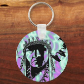 Alien groen, Indische sleutelhanger (Voorkant)