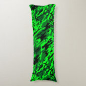 Alien Groene Camo Lichaamskussen (Voorkant Verticaal)