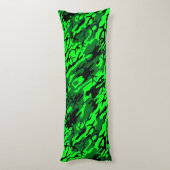 Alien Groene Camo Lichaamskussen (Achterkant (Verticaal))
