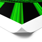 Alien-groene-planart Poster (Hoek)