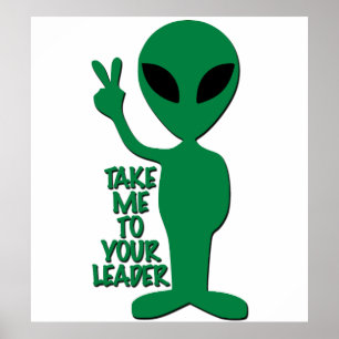 Alien Groeten - Neem Me Mee Naar Je Leider Poster