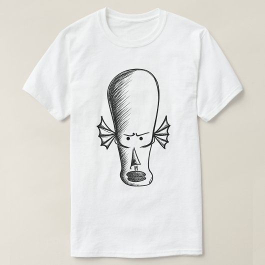 Alien guy t-shirt (Design voorkant)