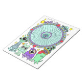 Alien Habit Tracker Custom Notitieblok (Schuin)