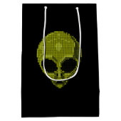 Alien Halftone Custom Tekst Cadeautas (Achterkant)