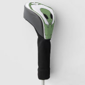 Alien Hart Oefening Golfheadcover (Schuin)