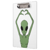 Alien Hart Oefening Klembord (Links)