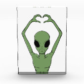 Alien Hart Pose Fotoblokken (Voorkant)