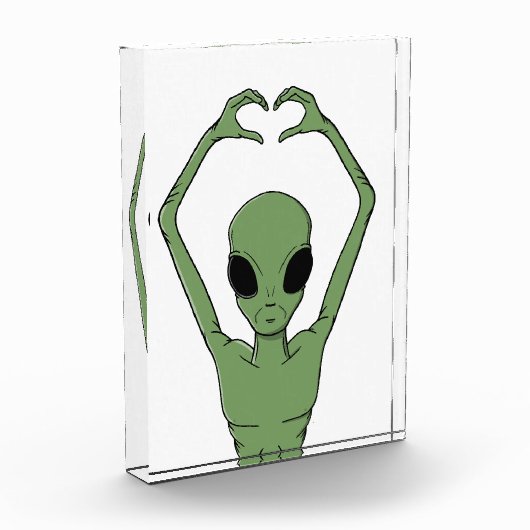 Alien Hart Pose Fotoblokken (Links)