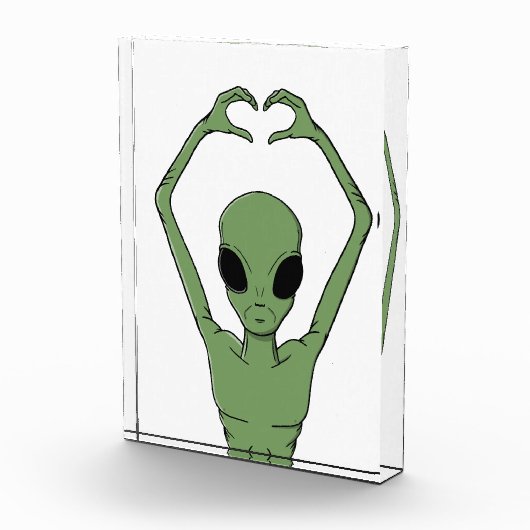 Alien Hart Pose Fotoblokken (Rechts)