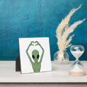 Alien Hart Pose Fotoplaat (Insitu)