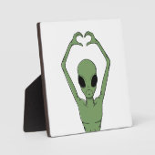 Alien Hart Pose Fotoplaat (Voorkant)