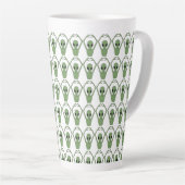 Alien Hart Pose Latte Mok (Rechterhoek)