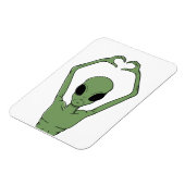 Alien Hart Pose Magneet (Linkerzijde)