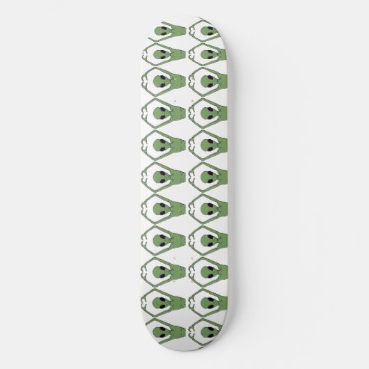 Alien Hart Pose Persoonlijk Skateboard (Voorkant)