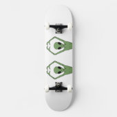 Alien Hart Pose Persoonlijk Skateboard (Voorkant)