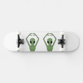 Alien Hart Pose Persoonlijk Skateboard (Horizontaal)