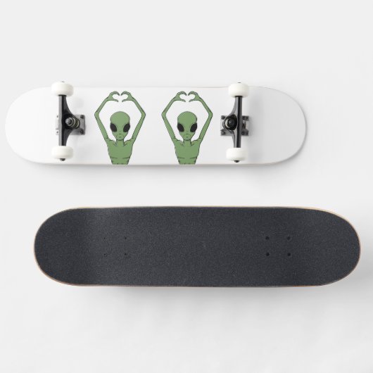 Alien Hart Pose Persoonlijk Skateboard (Horizontaal)