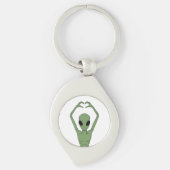Alien Hart Pose Sleutelhanger (Voorkant)