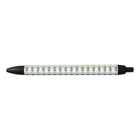 Alien Hart Pose Zwarte Inkt Pen (Voorkant)