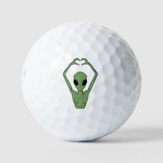 Alien Hartpose Golfballen (Voorkant)