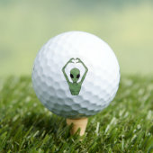Alien Hartpose Golfballen (Insitu Shirt)