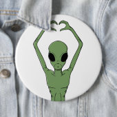 Alien Hartpose Ronde Button 6,0 Cm (In situ)