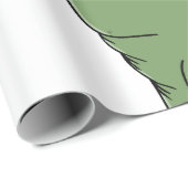 Alien Hartpositie Cadeaupapier (Rol Hoek)