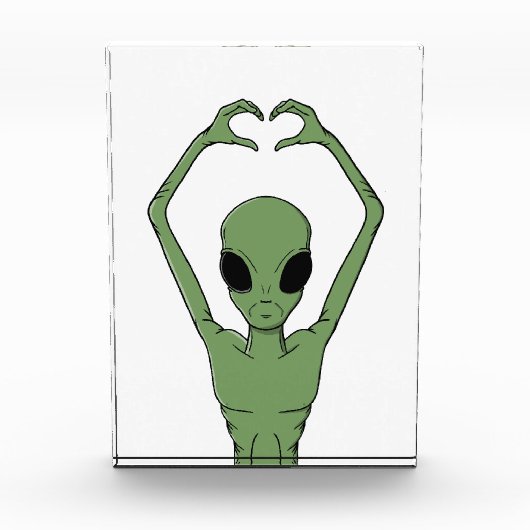 Alien Hartpositie Fotoblokken (Voorkant)