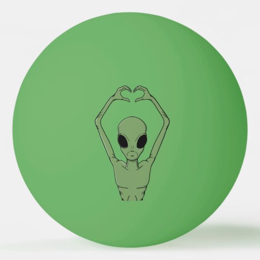 Alien Hartpositie Pingpongbal (Voorkant)