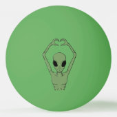 Alien Hartpositie Pingpongbal (Achterkant)
